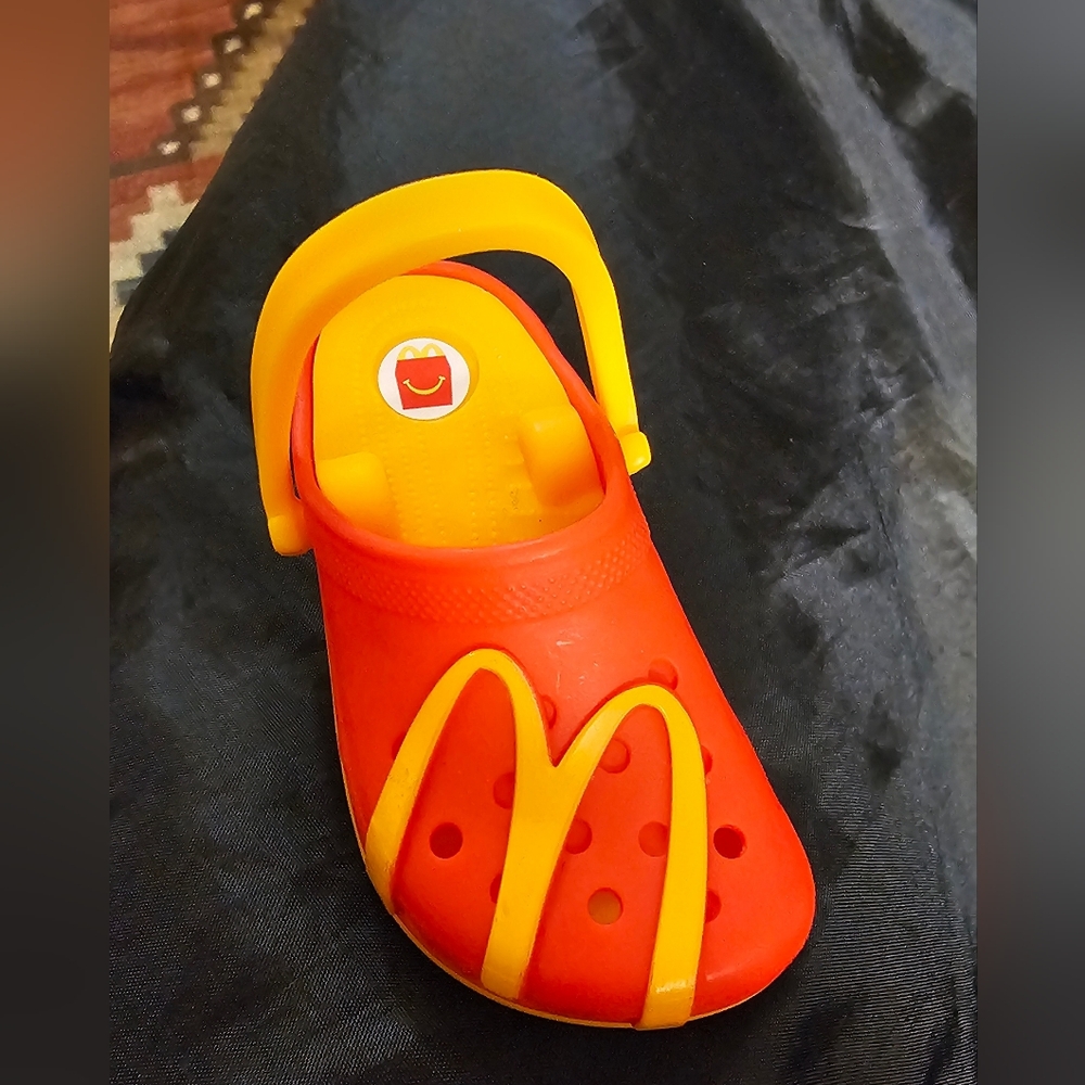 McDonald's Happy Meal 2024 Red & Yellow Croc Toy NWOT
